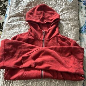 Lululemon Scuba Oversized Fill Zip in Xs/S cinnamon color